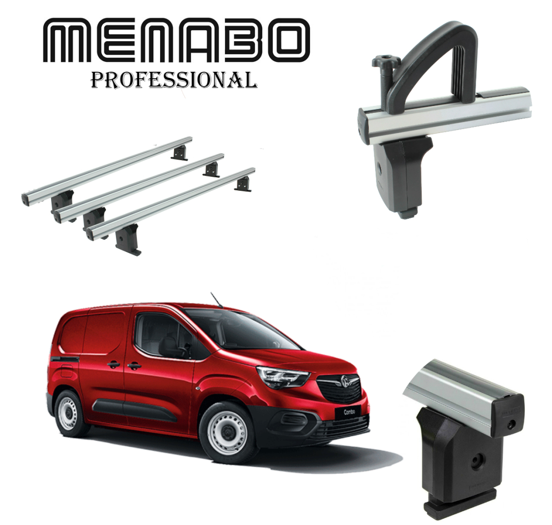 KROVNI NOSAČI ZA OPEL COMBO (D) CARGO -  2012 >2018 + GRANIČNICI